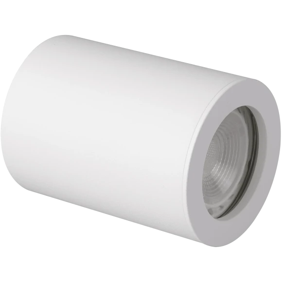Crystal Lux CLT 422C WH 1400/347 Белый накладной потолочный влагозащищенный минималистичный светодиодный светильник под сменную лампу GU10, белый матовый металл, защита IP44