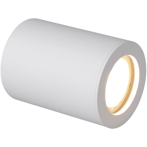 Crystal Lux CLT 422C WH 1400/347 Белый накладной потолочный влагозащищенный минималистичный светодиодный светильник под сменную лампу GU10, белый матовый металл, защита IP44