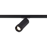 ST385.446.10 Св-к трек. Zoom Черный LED 1*10W 4000K 900Lm Ra 10-55° IP20 D55xH125 220V Однофазная трековая система