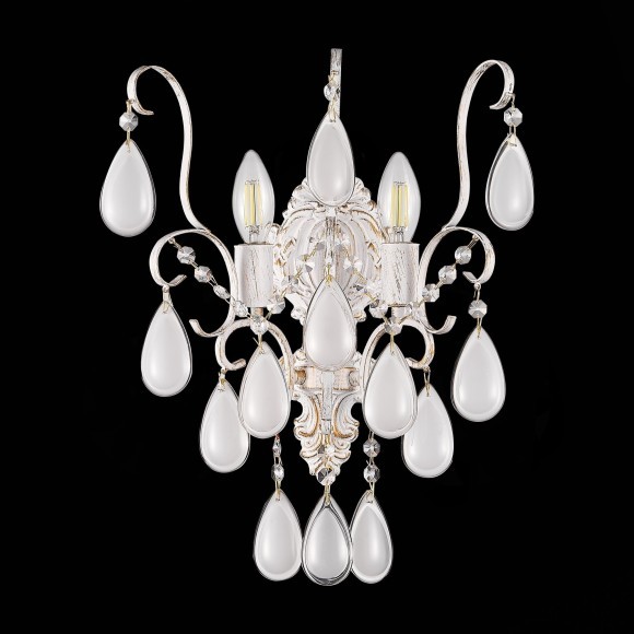 SLE160301-02 Светильник настенный Золотистый/Белый матовый E14 2*60W MAGONZA SLE160301-02 Светильник настенный Золотистый/Белый матовый E14 2*60W MAGONZA