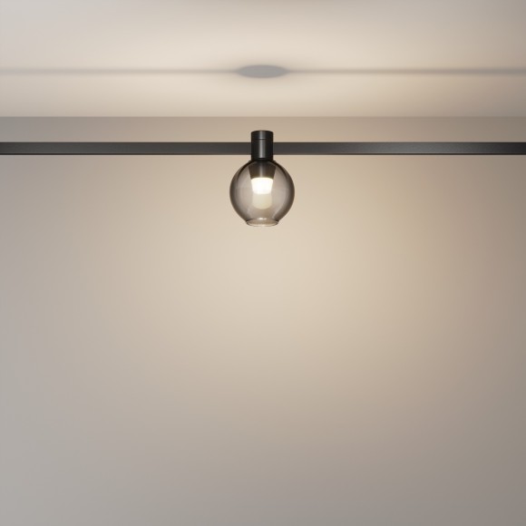 Магнитный трековый светильник Maytoni Flarity TR148-1-3W3K-B 3000K 40лм 3Вт