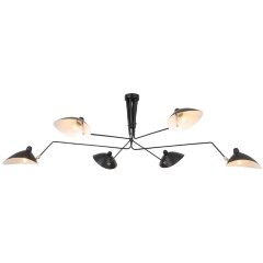 SL305.402.06 Люстра потолочная ST-Luce Черный/Черный, Белый E27 6*60W SPRUZZO SL305.402.06 Люстра потолочная ST-Luce Черный/Черный, Белый E27 6*60W SPRUZZO