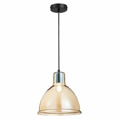 SLE114723-01 Подвес Черный/Янтарный E27 1*60W BACCHI SLE114723-01 Подвес Черный/Янтарный E27 1*60W BACCHI
