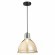 SLE114723-01 Подвес Черный/Янтарный E27 1*60W BACCHI