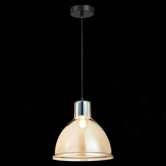 SLE114723-01 Подвес Черный/Янтарный E27 1*60W BACCHI SLE114723-01 Подвес Черный/Янтарный E27 1*60W BACCHI