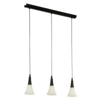 90734 EGLO BALSAMO Потолочная люстра с 3 лампами E14, 180Вт, коричневый, металл, стекло