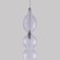 Светильник подвесной Crystal Lux IRIS SP1 B TRANSPARENT