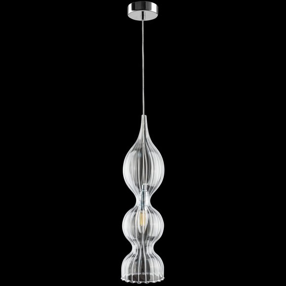 Светильник подвесной Crystal Lux IRIS SP1 B TRANSPARENT