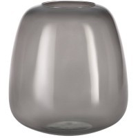 421081 Ваза декоративная DELNITE, H245, Ø230, стекло, серый