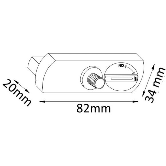 Адаптер для уст. любого подвесного светильника на однофазные шинопроводы Crystal Lux CLT 0.212 02 BL