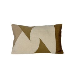 420118 BERHALA Подушка декоративная, 100% полиэстер, 100% хлопок, бежевый-кремовый-коричневый, L500-B300 420118 BERHALA Подушка декоративная, 100% полиэстер, 100% хлопок, бежевый-кремовый-коричневый, L500-B300