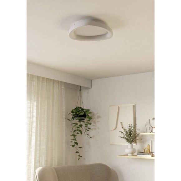 901583 Светод потолочн свет-к LORETELLO, 12W(LED), пластик, сталь, белый, 2700-6500K, 1440lm
