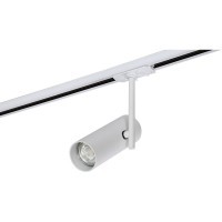 Однофазный двужильный трековый светильник Crystallux CLT 0.31 011 WH под сменную лампу GU10