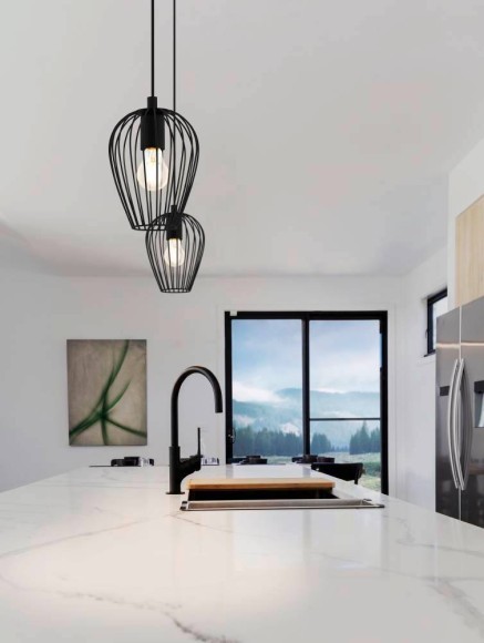 99761 Трековый подвесной потолочный светильник (люстра) TB NEWTOWN, 1x40W, E27, H1100, ?160,  сталь/пластик,