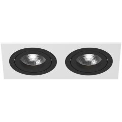 Встраиваемый светильник Lightstar i5260707 Intero 16 под лампы 2xGU10 100W Встраиваемый светильник Lightstar i5260707 Intero 16 под лампы 2xGU10 100W