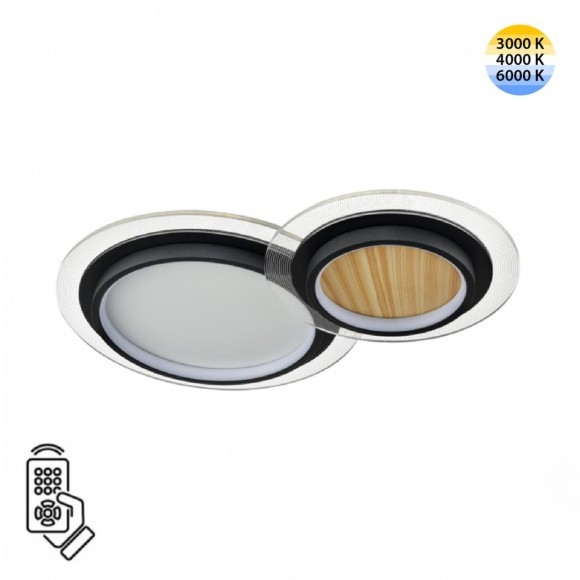 Светильник LED 80Вт 3000-6000К пульт ДУ Sonex SUNNY 7733/80L