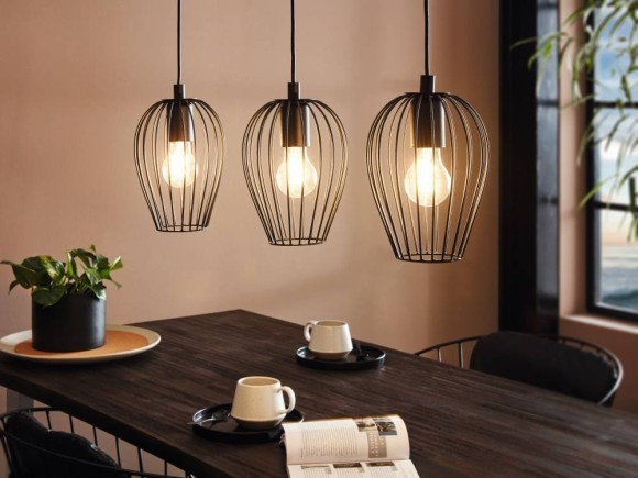 49478 Подвес NEWTOWN, 3x60W (E27), L700, H1100, сталь, черный 49478 Подвес NEWTOWN, 3x60W (E27), L700, H1100, сталь, черный