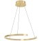 390516 Светодиодный подвес с регулировкой цветовой температуры LABONETE, 24,8W(LED), Ø800, 2200-6500K, 4100lm, алюминий, сталь, золотой, белый