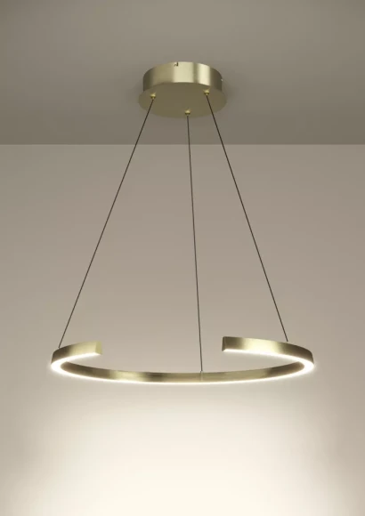 Подвесной светильник EGLO 390516, встроенный LED 24,8Вт, 2200-6500К, CRI 80, 4100Лм, подключение 220В, IP20, диаметр 800 мм, высота 300-1800 мм