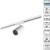 Novotech SELENE 359902 Современный трековый поворотный LED-светильник-спот направленного света для однофазной двухжильной системы BASE, 10Вт, 610Лм, 4000К, угол 36°, CRI90, UGR19, 220В, IP20, белый алюминий, длина 120 мм, ширина 55 мм, высота 87 мм