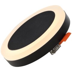 ST104.402.06 Светильник встраиваемый Черный LED 1*6W 3000K 468Lm Ra80 120° IP20 D110xH20 170-240V Встраиваемые светильники ST104.402.06 Светильник встраиваемый Черный LED 1*6W 3000K 468Lm Ra80 120° IP20 D110xH20 170-240V Встраиваемые светильники