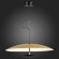 SL6502.213.01 Светильник подвесной ST-Luce Золотистый,Черный/Золотистый LED 1*40W 3000K ARMONICO