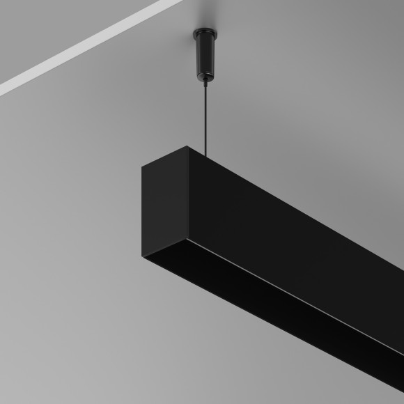 Алюминиевый профиль накладной-подвесной 35x51 (Черный, 2 м), ALM-3551-B-2M 633011 Алюминиевый профиль накладной-подвесной 35x51 (Черный, 2 м), ALM-3551-B-2M 633011