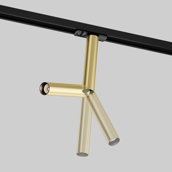 Однофазный двужильный светодиодный трековый светильник Maytoni Unity TR142-1-6W3K-BS Focus Dual 3000К 440Лм CRI90+ 36° 6Вт