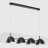 Светильник подвесной Crystal Lux ELEMENT SP48W LED BLACK 4020/248