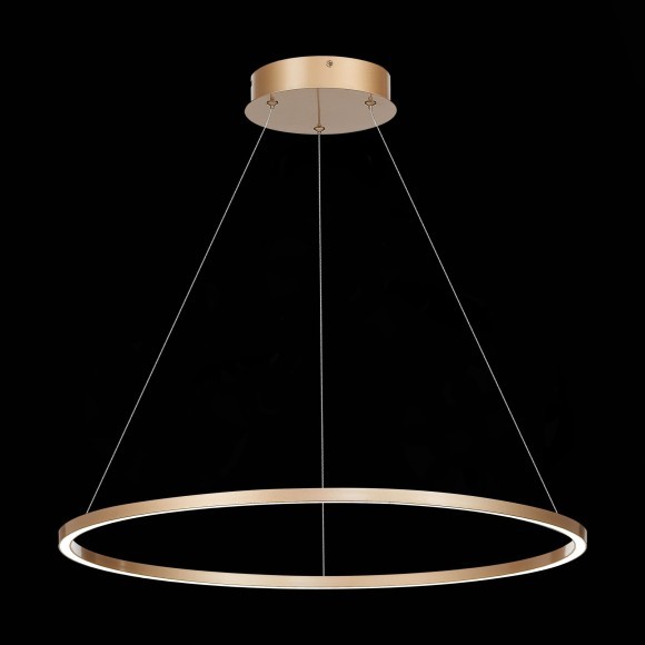 ST605.243.34 ST Luce Светильник подвесной, LED, 4000K 1х34W, золотистый/белый ST605.243.34 ST Luce Светильник подвесной, LED, 4000K 1х34W, золотистый/белый