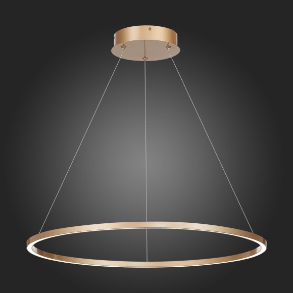 ST605.243.34 ST Luce Светильник подвесной, LED, 4000K 1х34W, золотистый/белый ST605.243.34 ST Luce Светильник подвесной, LED, 4000K 1х34W, золотистый/белый