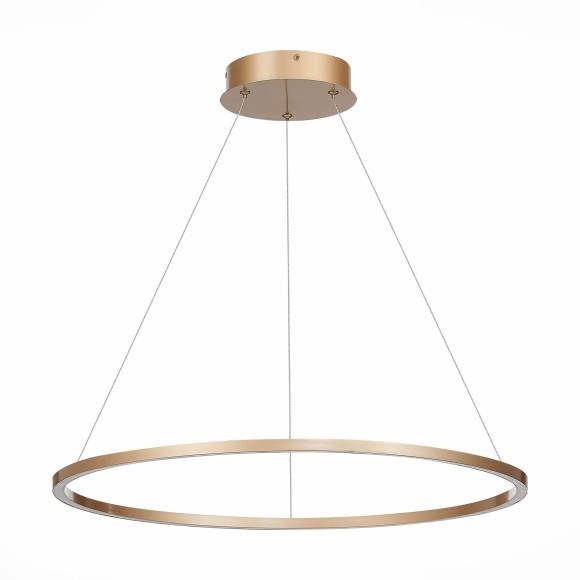 ST605.243.34 ST Luce Светильник подвесной, LED, 4000K 1х34W, золотистый/белый ST605.243.34 ST Luce Светильник подвесной, LED, 4000K 1х34W, золотистый/белый
