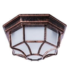 Уличный потолочный светильник Arte Lamp A3100PL-1AC PEGASUS IP44 под лампу 1xE27 60W