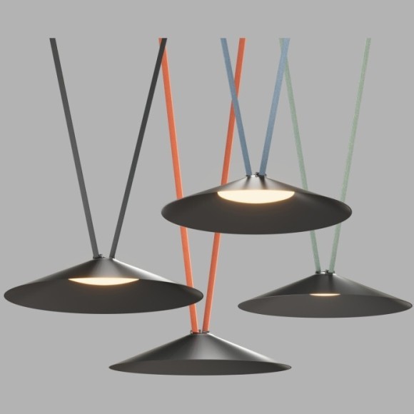 DK5569-BK Светодиодный светильник для трека-ремня серии Denkirs Belty 48V, 24W, RA90, 120°, 3000K