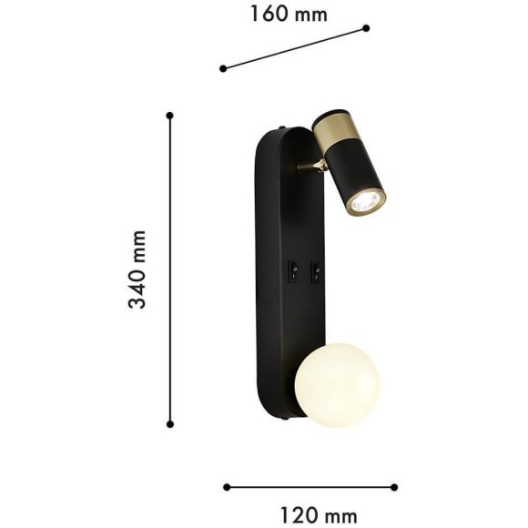 Настенный светильник Invento 4171-2W