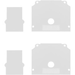 ST1047.589.02 Торцевая заглушка (внешняя и внутрення 2+2шт) ST-Luce Белый SKYLINE 48 ST1047.589.02 Торцевая заглушка (внешняя и внутрення 2+2шт) ST-Luce Белый SKYLINE 48