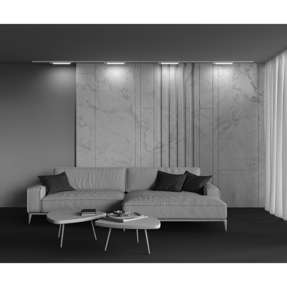 Однофазный двужильный светодиодный трековый светильник Maytoni Unity TR000-1-12W3K-W Basis 3000К 900Лм CRI90+ 110° 12Вт