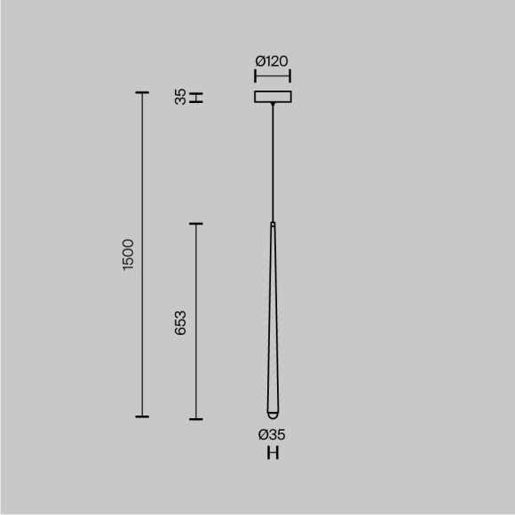 Подвесной светильник Maytoni MOD132PL-L6BK