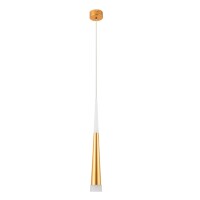 Подвесной светильник цилиндр Arte Lamp A6010SP-1SG SABIK светодиодный LED 7W