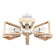 Люстра потолочная Arte Lamp A8030PL-6WH BRUSSELS под лампы 6xE27 60W