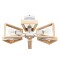 Люстра потолочная Arte Lamp A8030PL-6WH BRUSSELS под лампы 6xE27 60W