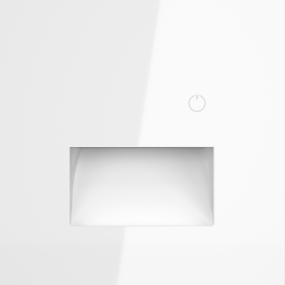 Подсветка светодиодная встраиваемая VOLTUM S70 с датчиком, (белый глянцевый)