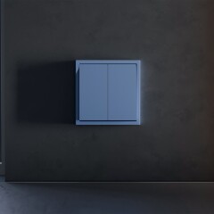 Клавиши для выключателя/переключателя двухклавишного, S70 (деним)