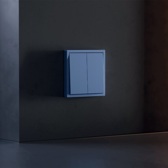 Клавиши для выключателя/переключателя двухклавишного, S70 (деним)