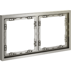 Рамка пластиковая VOLTUM S70 на 2 поста, (шелк)