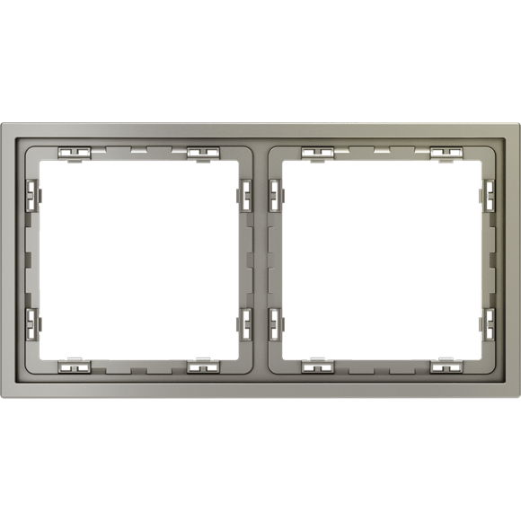 Рамка пластиковая VOLTUM S70 на 2 поста, (шелк)