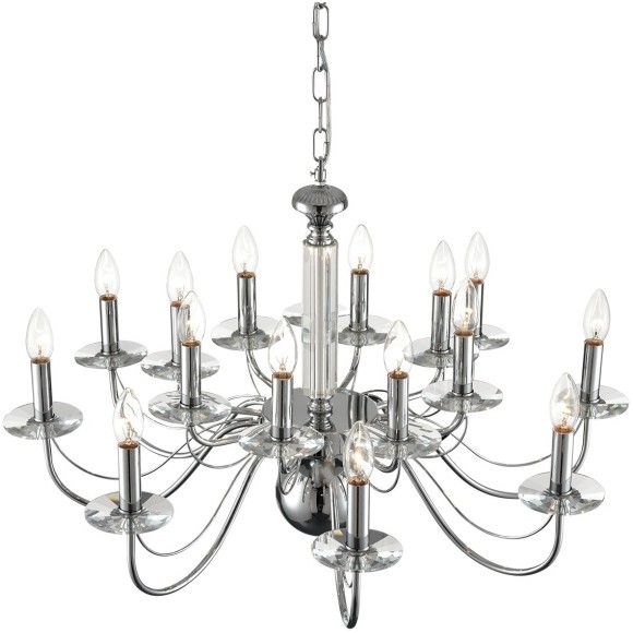 8034/16 CLASSI LN24 хром, металл/стекло Люстра подвесная Е14 16*40W 220V INCANTO 8034/16 CLASSI LN24 хром, металл/стекло Люстра подвесная Е14 16*40W 220V INCANTO