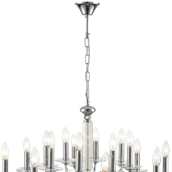 8034/16 CLASSI LN24 хром, металл/стекло Люстра подвесная Е14 16*40W 220V INCANTO 8034/16 CLASSI LN24 хром, металл/стекло Люстра подвесная Е14 16*40W 220V INCANTO