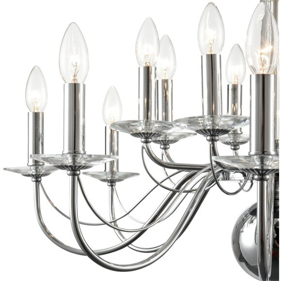 8034/16 CLASSI LN24 хром, металл/стекло Люстра подвесная Е14 16*40W 220V INCANTO 8034/16 CLASSI LN24 хром, металл/стекло Люстра подвесная Е14 16*40W 220V INCANTO