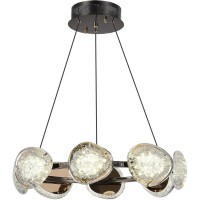 SL6018.203.64 Светильник подвесной ST-Luce Черный/Золотистый LED 1*64W 4000K ENIGMA